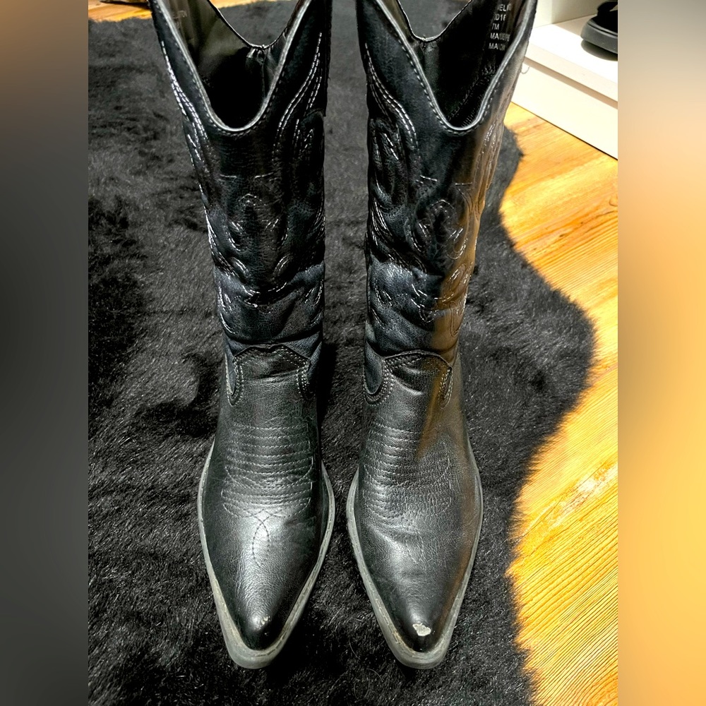 Steve Madden VINTAGE Wellington Cowboy Boots size 7